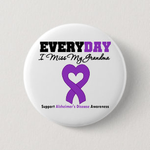 Alzheimerkrankheit jeden Fräulein My Grandma des Button