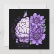 Alzheimer's Awareness, an die ich für Sie denken w