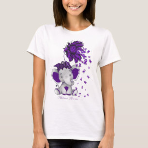 Alzheimer's Awareness Awareness Elephant Sonnenblu T-Shirt