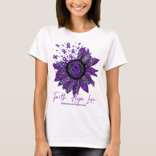 Alzheimer's Awareness Awareness Sonnenblume Faith  T-Shirt
