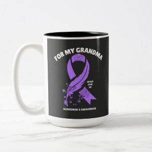 Alzheimer's Awareness - Für meine Oma Zwei-Tone-Co Zweifarbige Tasse