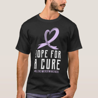 Alzheimers Awareness I Wear Lila for Hope for a T-Shirt