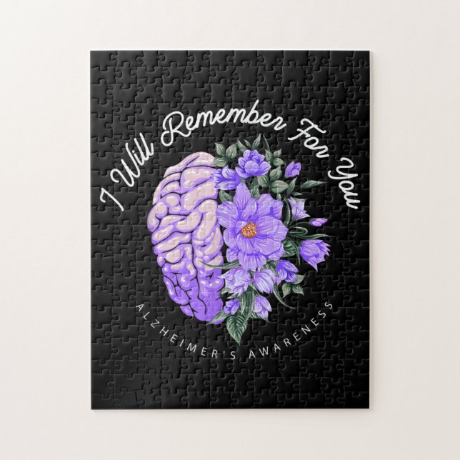 Alzheimer's Awareness I Will Remember For You (Vertikal)