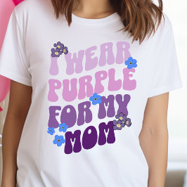 Alzheimer's Awareness, ich trage lila für meine Mu T-Shirt