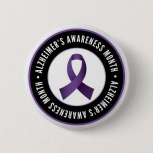 ALZHEIMER'S AWARENESS MONTH BUTTON