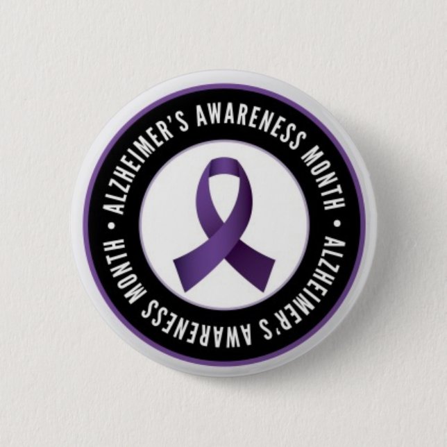 ALZHEIMER'S AWARENESS MONTH BUTTON (Vorderseite)