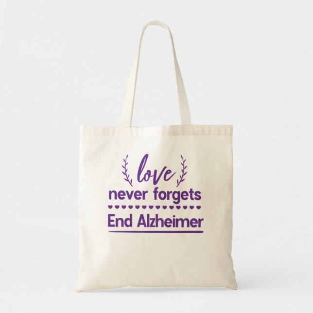 Alzheimer's Awareness Month Design Tragetasche (Vorne)