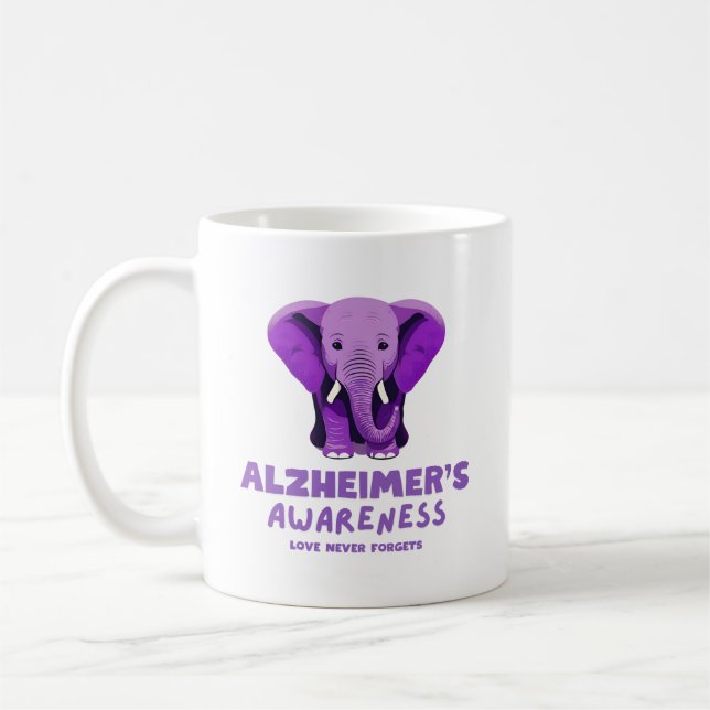 Alzheimer's Awareness Month Shirt, Kaffeetasse (Links)
