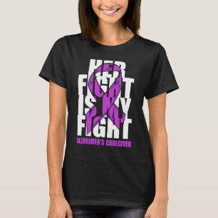 Alzheimer's Caregiver Awareness Lila Ribbon ihr T-Shirt