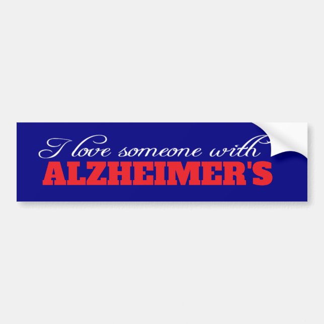  Alzheimer's Syndrome mental health Autoaufkleber (Vorne)