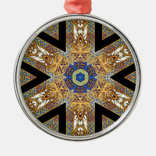 AM55-2_132454 Keramik Ornament Aus Metall