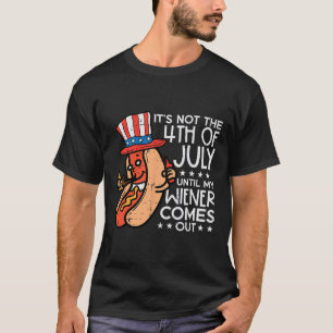 Am 4. Juli bis meine Dackel herauskommt Funny Hotd T-Shirt