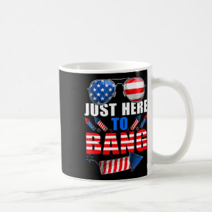 Am 4. Juli feiern die Usa Sungles Feuerwerk Bang P Kaffeetasse