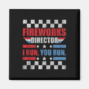 Am 4. Juli Feuerwerk Direktor Ich leite Sie laufen Magnet