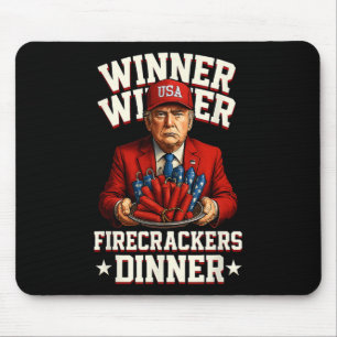 Am 4. Juli Gewinner Firecracker Dinne Mousepad