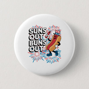 Am 4. Juli gibt es wieder einen Hot Dog Patrio Button
