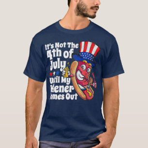 Am 4. Juli kommt die Hot Dog Dackel aus Erwachsene T-Shirt
