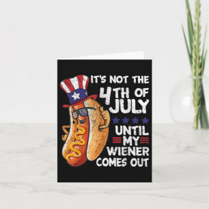 Am 4. Juli kommt die Hot Dog Dackel Grillen Par Karte