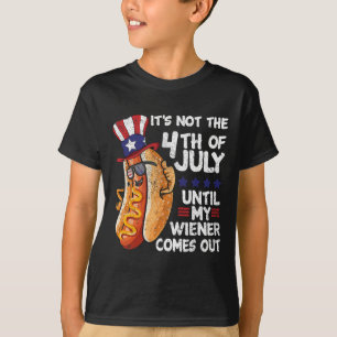 Am 4. Juli kommt die Hot Dog Dackel Grillen Par T-Shirt