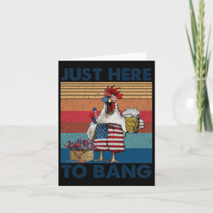 Am 4. Juli, um die amerikanische Flagge zu schlage Karte