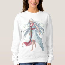 Am Abend Anime Women's Basic Sweatshirt