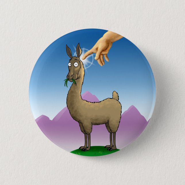 Am Anfang… Button (Vorderseite)