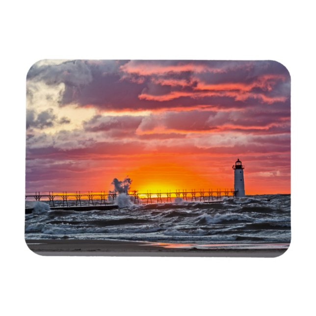 Am Anfang des Sonnenuntergangs Magnet (Horizontal)