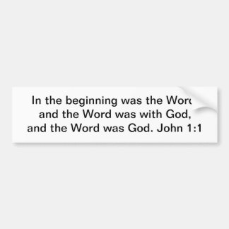 Am Anfang (NT) Autoaufkleber