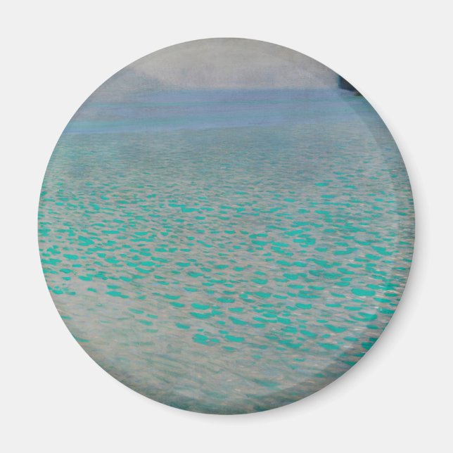 Am Attersee bei Gustav Klimt, Vintage Kunst Magnet (Vorne)