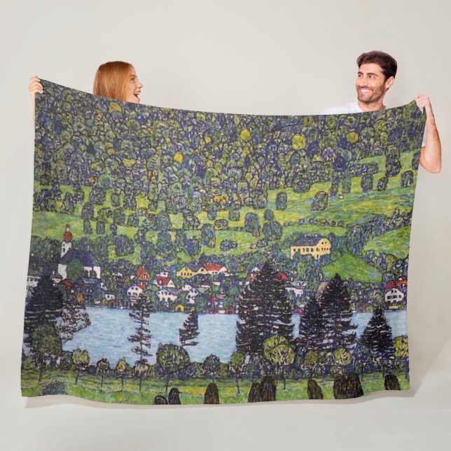 Am Attersee, Gustav Klimt Fleecedecke (Beispiel)