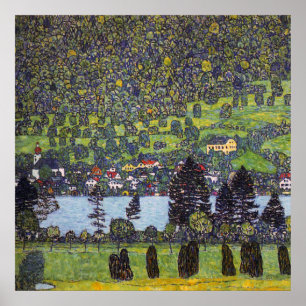 Am Attersee, Gustav Klimt Poster