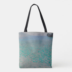 Am Attersee von Gustav Klimt, Vintage Fine Art Tasche