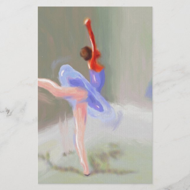 Am Ballett Briefpapier (Vorderseite)