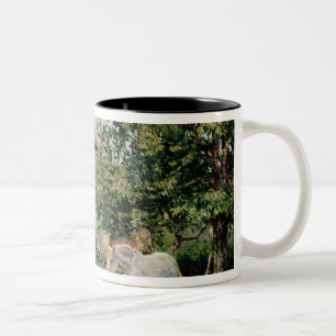 Am Bauernhof 1889 Zweifarbige Tasse