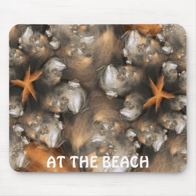 Am Beach Mouse Pad Mousepad (Vorne)