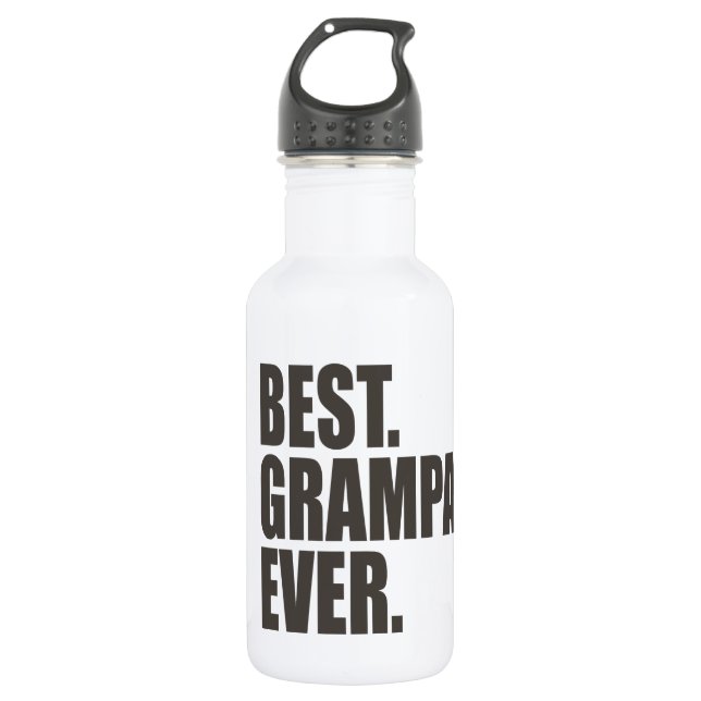 Am besten. Grampa. Überhaupt Edelstahlflasche (Vorderseite)