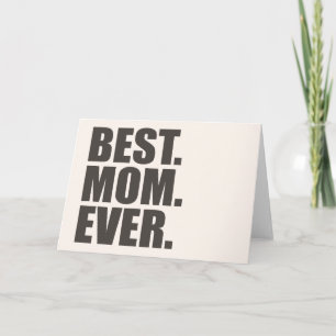 Am besten. Mama. Immer. Feiertagskarte