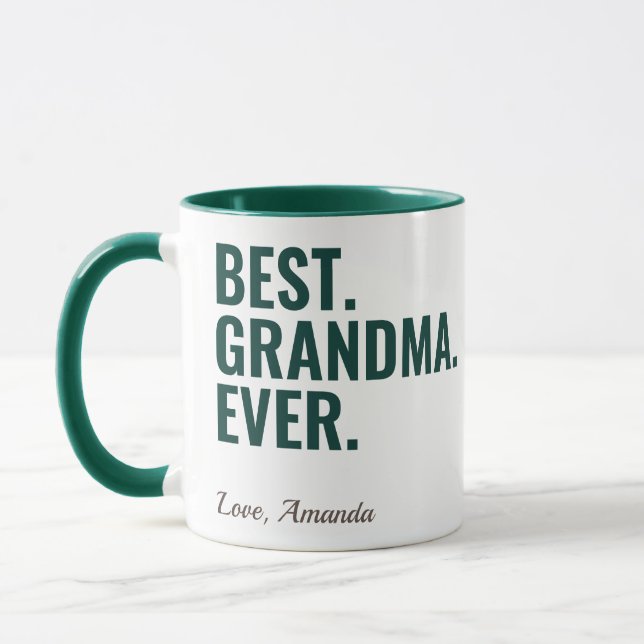 Am besten. Oma. Immer. Foto-Tasse der Mutter Tasse (Links)