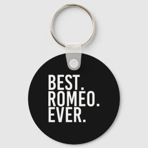Am besten. Romeo. Immer. Funny Personalisiert Name Schlüsselanhänger