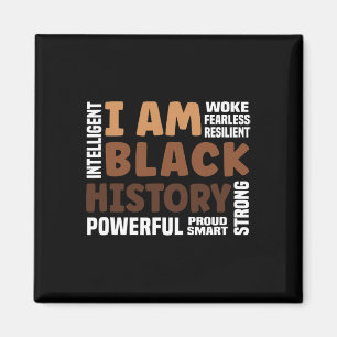 Am Black History Strong Strong Black History Month Magnet