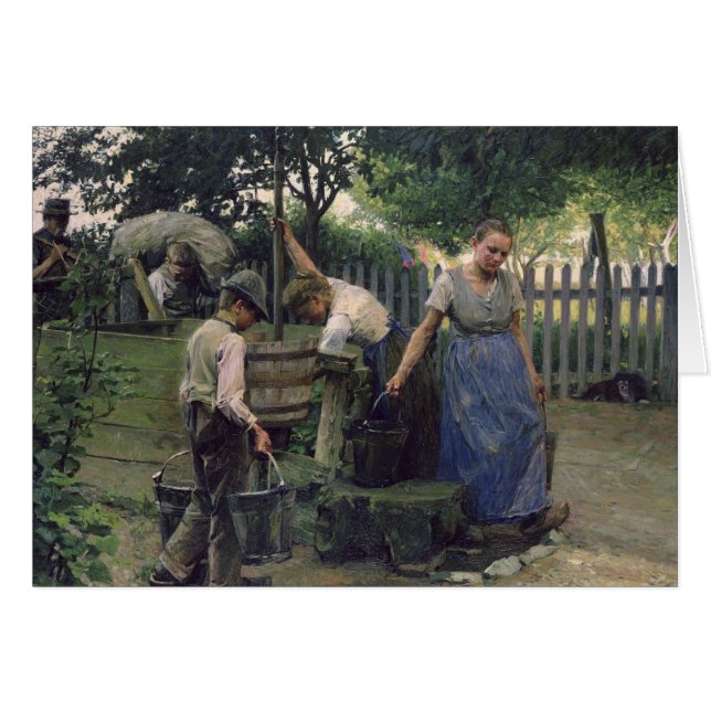 Am Brunnen (Vorderseite (Horizontal))