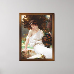 Am Brunnen von Guillaume Seignac Leinwanddruck