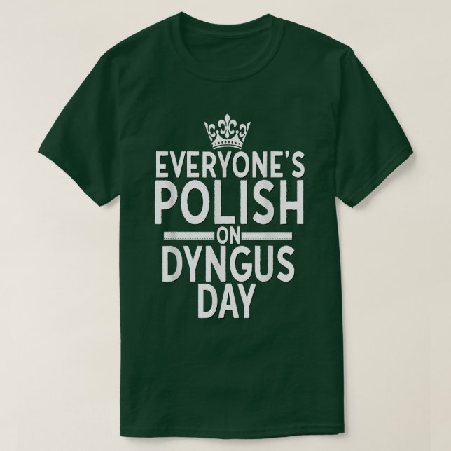Am Dyngusstag Polen Adler Kro T-Shirt (Design vorne)