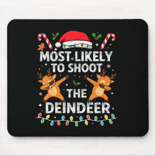 Am Ehersten Die Rentierfamilie Zu Weihnachten Zu E Mousepad