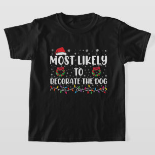 Am Ehes-ten dazu neigt, den Hund zum passenden Wei T-Shirt