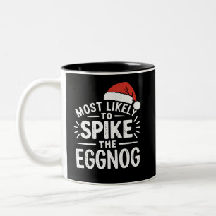 Am ehesten dazu geeignet, den Eierpunsch zu überwü Zweifarbige Tasse