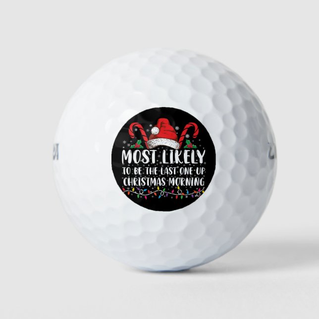 Am ehesten der letzte Weihnachtsmann sein Golfball (Vorderseite)