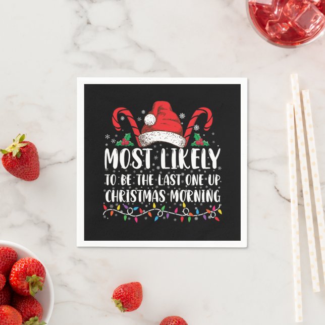 Am ehesten der letzte Weihnachtsmann sein Serviette (Beispiel)