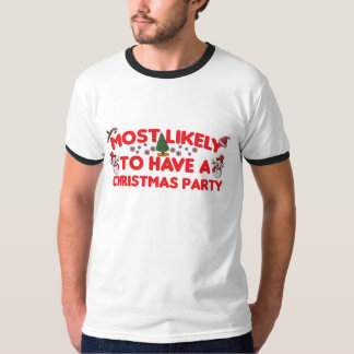 am ehesten ein Weihnachtsfest im Party T-Shirt