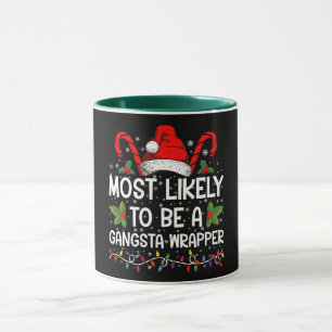 Am ehesten Gangsta-Wrapper-Familie Xmas Tasse